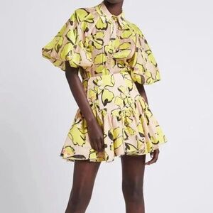 AJE PELICANO CITRUS BLOOM MINI SKIRT